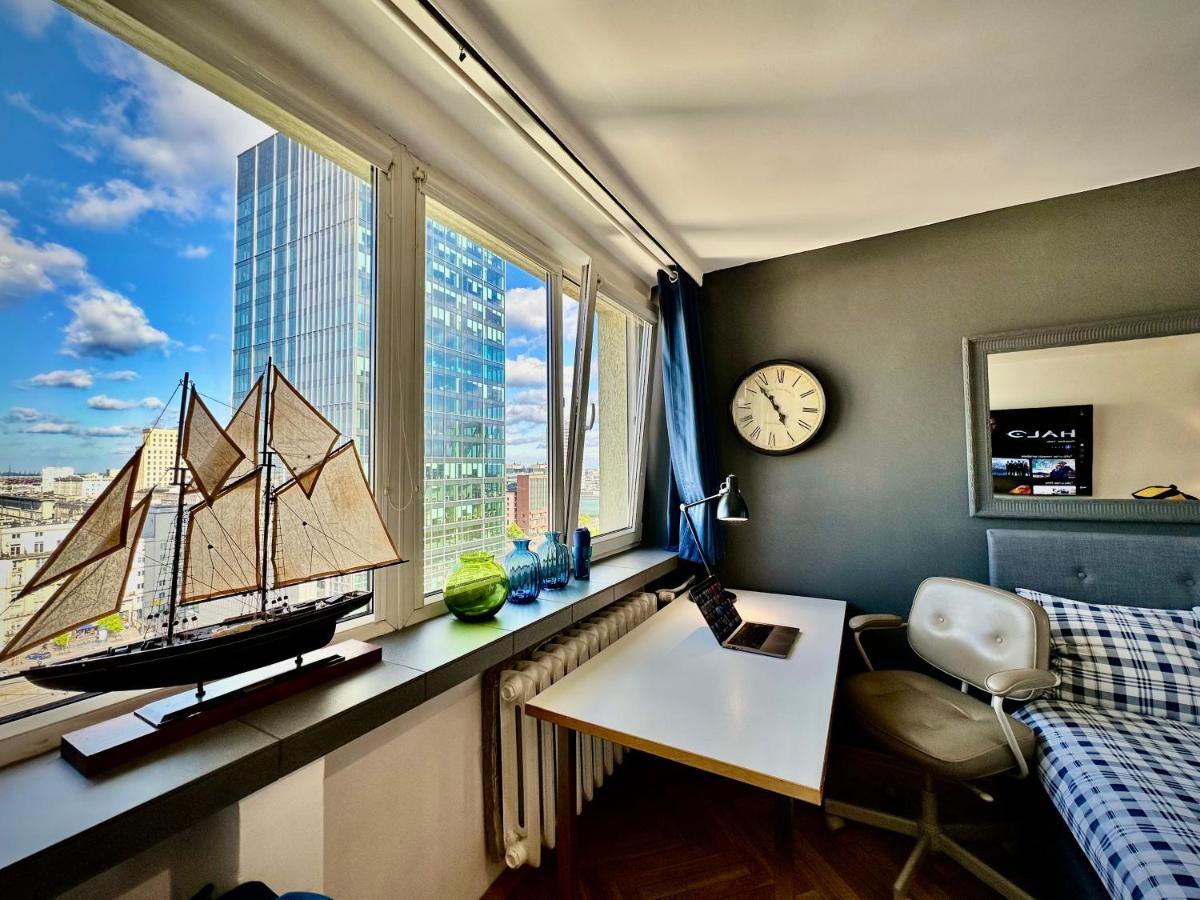 Super Apartament White Warszawa 2X Metro Scisle Centrum Wifi 300 Mbs New Eksteriør billede