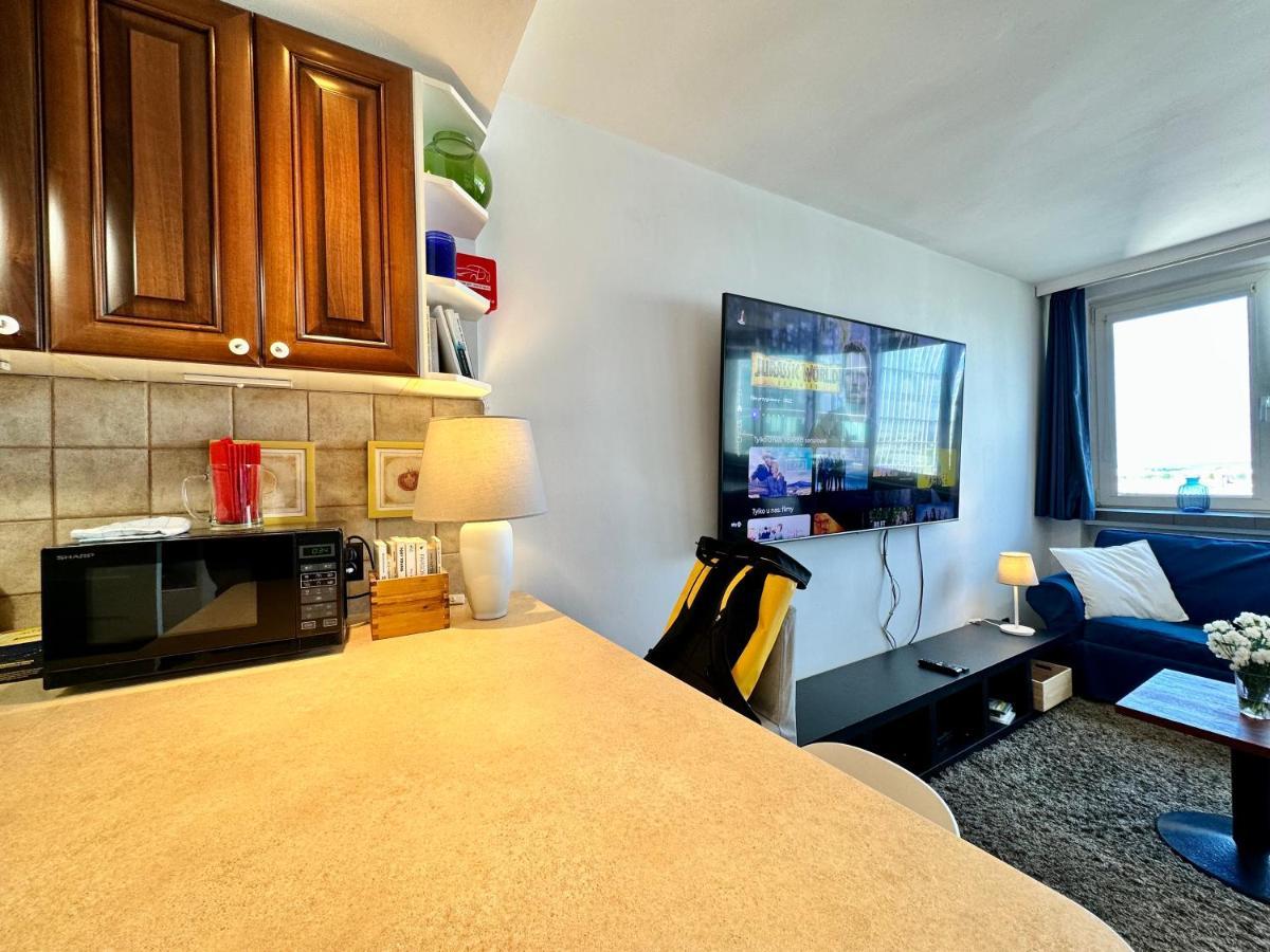 Super Apartament White Warszawa 2X Metro Scisle Centrum Wifi 300 Mbs New Eksteriør billede