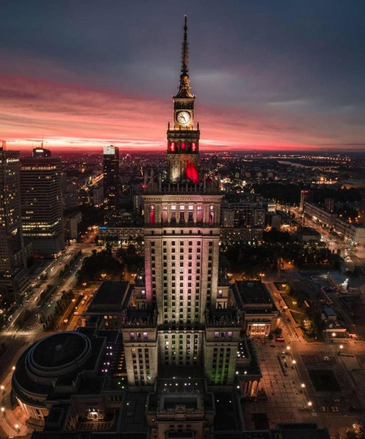 Super Apartament White Warszawa 2X Metro Scisle Centrum Wifi 300 Mbs New Eksteriør billede