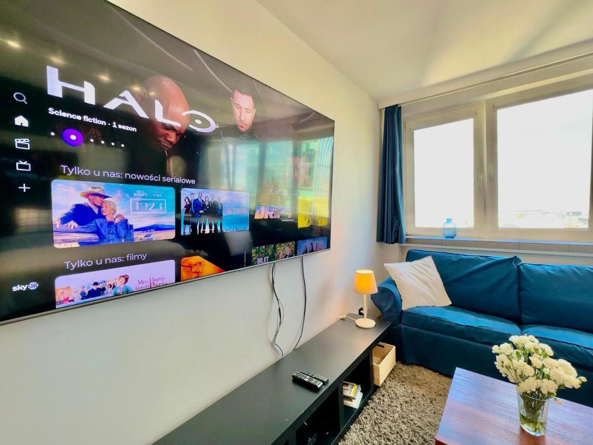 Super Apartament White Warszawa 2X Metro Scisle Centrum Wifi 300 Mbs New Eksteriør billede